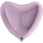Ballons et hélium, Ballons aluminium, Ballons mariage, Coeur, 91 cm, lilas