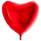 Ballons et hélium, Ballons aluminium, Ballons mariage, Coeur, 91 cm, rouge
