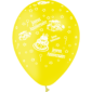 Ballons et hélium, ballons latex, ballons couleurs unis, jaune