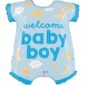 Occasions spéciales, baby shower, ballons alu, body baby boy