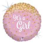 Occasions speciales, baby shower, ballons alu, it's a girl