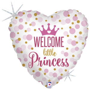 Occasions spéciales, baby shower, ballons alu, welcome little princess