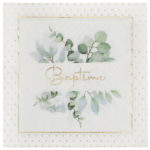 Occasions spéciales, baptême, serviettes, végétal