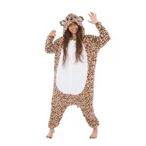 ACCESSOIRES DE FETE-DEGUISEMENT-DEGUISEMENT ADULTE-DEGUISEMENT LEOPARD-COMBINAISON LEOPARD-DEGUISEMENT LEOPARD ADULTE