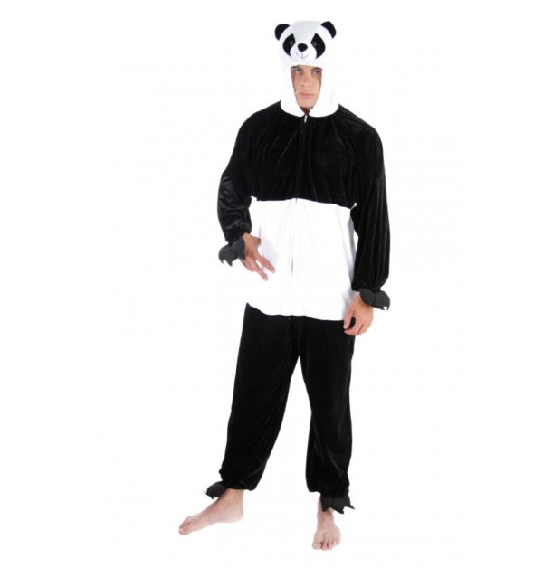 ACCESSOIRES DE FETE-DEGUISEMENT-DEGUISEMENT ADULTE-DEGUISEMENT PANDA-COMBINAISON PANDA