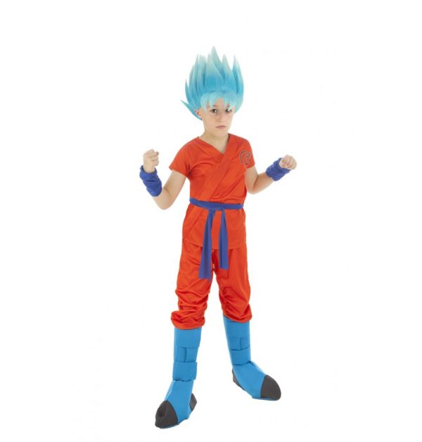 ACCESSOIRES DE FETE-DEGUISEMENT-DEGUISEMENT ENFANT-DEGUISEMENT DRAGON BALL Z-DEGUISEMENT DRAGON BALL Z ENFANT-DEGUISEMENT GOKU SAIYAN SUPER