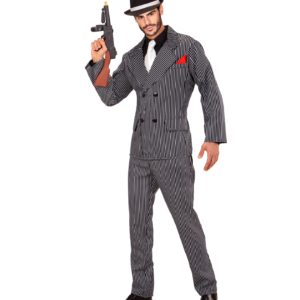 ACCESSOIRES DE FETE-DEGUISEMENT-DEGUISEMENT HUMORISTIQUE-DEGUISEMENT ADULTE-DEGUISEMENT ANNEES 20-DEGUISEMENT GANGSTER-DEGUISEMENT GANGSTER