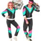 ACCESSOIRES DE FETE-DEGUISEMENT-DEGUISEMENT HUMORISTIQUE-DEGUISEMENT ADULTE-DEGUISEMENT ANNEES 80-DEGUISEMENT-JOGGING ANNEES 80 NOIR
