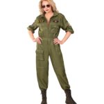 ACCESSOIRES DE FETE-DEGUISEMENT-DEGUISEMENT HUMORISTIQUE-DEGUISEMENT ADULTE-DEGUISEMENT PILOTE DE CHASSE-PILOTE DE CHASSE FEMME