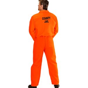 ACCESSOIRES DE FETE-DEGUISEMENT-DEGUISEMENT HUMORISTIQUE-DEGUISEMENT ADULTE-DEGUISEMENT PRISONNIER AMERICAIN-COMBINAISON ORANGE-COMBINAISON DE PRISONNIER ORANGE