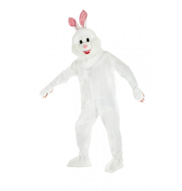 ACCESSOIRES DE FETE-DEGUISEMENT-DEGUISEMENT LAPIN-DEGUISEMENT LAPIN BLANC-DEGUISEMENT LAPIN ADULTE-DEGUISEMENT MASCOTTE LAPIN