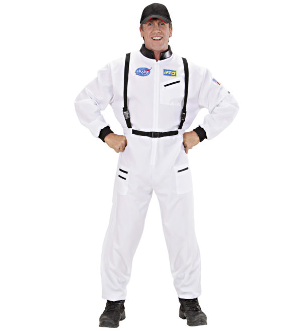 ACCESSOIRES DE FETE-DEGUISEMENT-DEGUISEMENTS-DEGUISEMENT ADULTE-DEGUISEMENT ASTRONAUTE-COMBINAISON ASTRONAUTE BLANC