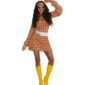 ACCESSOIRES DE FETE-DEGUISEMENT-DEGUISEMENTS-DEGUISEMENT ADULTE-DEGUISEMENT DISCO-DEGUISEMENT ANNEES 70-ROBE GROOVY