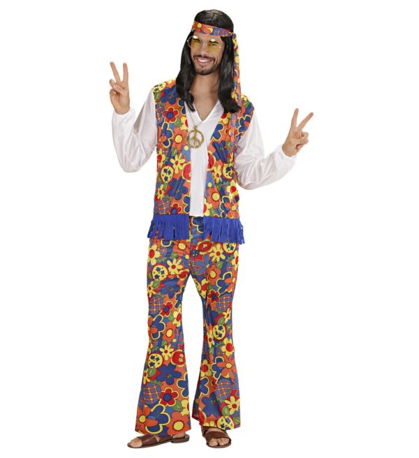ACCESSOIRES DE FETE-DEGUISEMENT-DEGUISEMENTS-DEGUISEMENT ADULTE-DEGUISEMENT HIPPIE-DEGUISEMENT HIPPIE HOMME