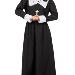 ACCESSOIRES DE FETE-DEGUISEMENTS-DEGUISEMEN RELIGIEUSE-DEGUISEMENT BONNE SOEUR-DEGUISEMENT NONNE-DEGUISEMENT RELIGIEUSE FEMME