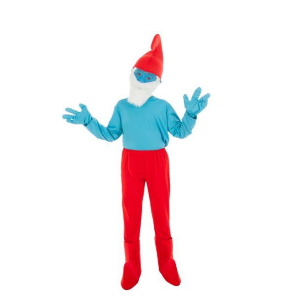 ACCESSOIRES-DE-FETE-DEGUISEMENTS-DEGUISEMENT GRAND SCHTROUMPF-DEGUISEMENT-GRAND SCHTROUMPF ENFANT