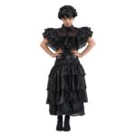 ACCESSOIRES DE FETE-DEGUISEMENTS-DEGUISEMENT MERCREDI-DEGUISEMENT MERCREDI ADDAMS-DEGUISEMENT MERCREDI ADAMS ROBE DE BAL-ROBE DE BAL MERCREDI ADAMS ENFANT
