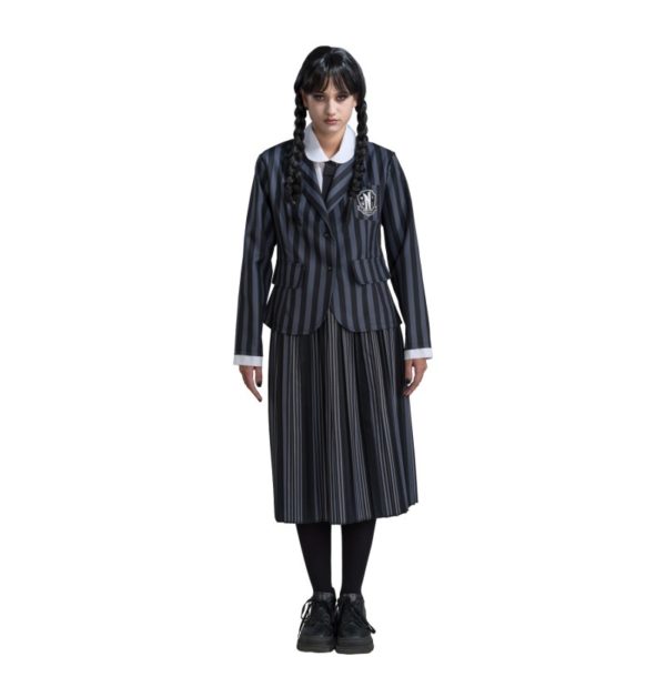 ACCESSOIRES DE FETE-DEGUISEMENTS-DEGUISEMENT MERCREDI-DEGUISEMENT MERCREDI ADDAMS-DEGUISEMENT MERCREDI ADDAMS ADULTE