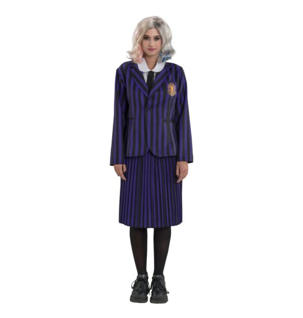 ACCESSOIRES DE FETE-DEGUISEMENTS-DEGUISEMENT MERCREDI-DEGUISEMENT MERCREDI ADDAMS-DéGUISEMENT ENID-DEGUISEMENT ENID SINCLAIR MERCREDI ADAMS ADULTE