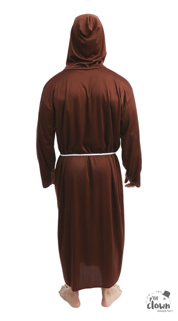 ACCESSOIRES DE FETE-DEGUISEMENTS-DEGUISEMENT MOINE-DEGUISEMENT MOINE ADULTE