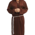 ACCESSOIRES DE FETE-DEGUISEMENTS-DEGUISEMENT MOINE-DEGUISEMENT MOINE ADULTE