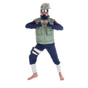 ACCESSOIRES DE FETE-DEGUISEMENTS-DEGUISEMENT NARUTO-DEGUISEMENT MANGA-DEGUISEMENT KAKASHI HATAKE-DEGUISEMENT KAKASHI HATAKE ADULTE-DEGUISEMENT NARUTO ADULTE