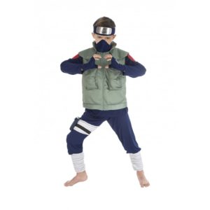 ACCESSOIRES DE FETE-DEGUISEMENTS-DEGUISEMENT NARUTO-DEGUISEMENT MANGA-DEGUISEMENT KAKASHI HATAKE-DEGUISEMENT KAKASHI HATAKE ENFANT-DEGUISEMENT NARUTO ENFANT