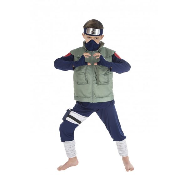 ACCESSOIRES DE FETE-DEGUISEMENTS-DEGUISEMENT NARUTO-DEGUISEMENT MANGA-DEGUISEMENT KAKASHI HATAKE-DEGUISEMENT KAKASHI HATAKE ENFANT-DEGUISEMENT NARUTO ENFANT