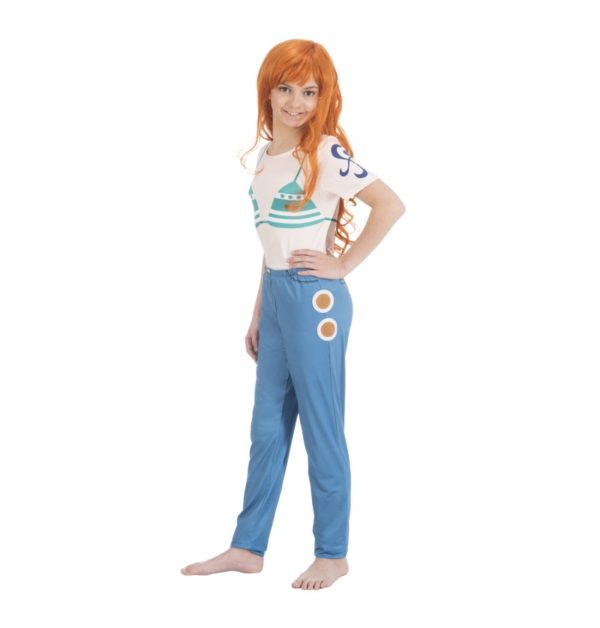 ACCESSOIRES DE FETE-DEGUISEMENTS-DEGUISEMENT ONE PIECE-DEGUISEMENT MANGA-DEGUISEMENT NAMI-DEGUISEMENT NAMI ENFANT-DEGUISEMENT ONE PIECE ENFANT