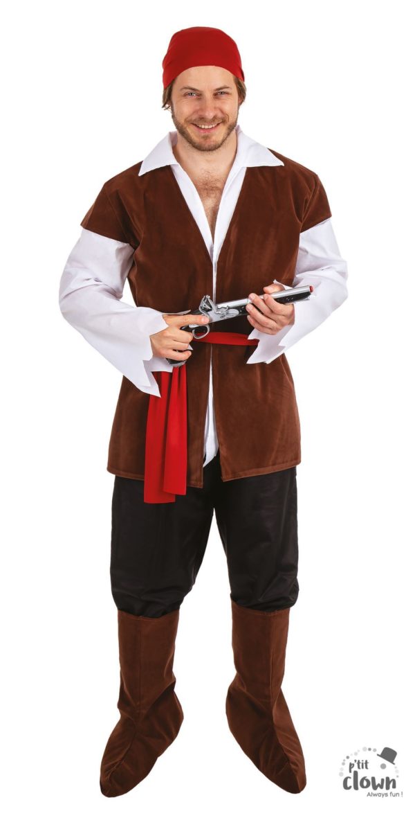 ACCESSOIRES DE FETE-DEGUISEMENTS-DEGUISEMENT PIRATE-DEGUISEMENT PIRATE ADULTE