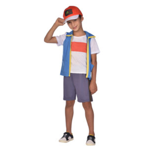 ACCESSOIRES DE FETE-DEGUISEMENTS-DEGUISEMENT POKEMON-DEGUISEMENT POKEMON ENFANT-DEGUISEMENT ASH ENFANT-DEGUISEMENT ASH POKEMON