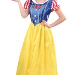 ACCESSOIRES DE FETE-DEGUISEMENTS-DEGUISEMENT PRINCESSE-DEGUISEMENT PRINCESSE JAUNE ET BLEUE ADULTE