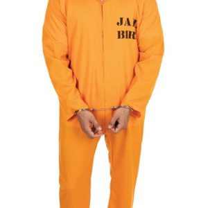 ACCESSOIRES DE FETE-DEGUISEMENTS-DEGUISEMENT PRISONNIER AMERICAIN- DEGUISEMENT PRISONNIER ADULTE-DEGUISEMENT PRISONNIER ORANGE