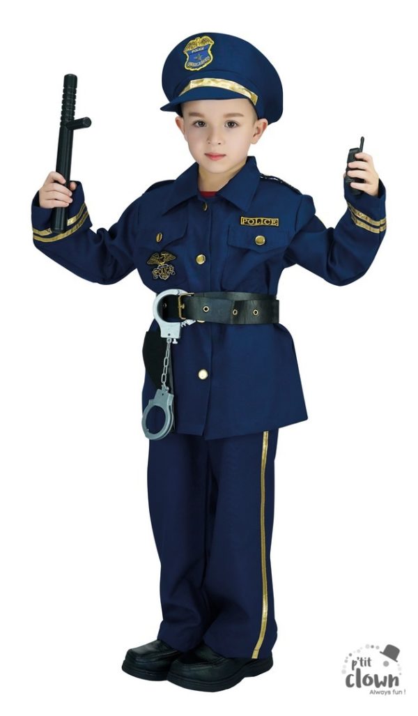 ACCESSOIRES DE FETE-DEGUISEMENTS-DEGUISEMENTS ENFANT-DEGUISEMENTS POLICIER-DEGUISEMENT POLICIER-DEGUISEMENT POLICIER ENFANT