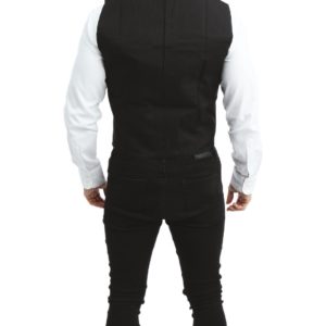 ACCESSOIRES DE FETE-DEGUISEMENTS-GILET NOIR-GILET NOIR ADULTE
