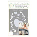 MARIAGEETRECEPTION-DECORATIONVOITURE-STICKER