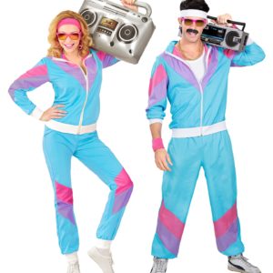 ACCESSOIRES DE FETE-DEGUISEMENT-DEGUISEMENT ADULTE-DEGUISEMENT ANNEES 80-DEGUISEMENT-JOGGING ANNEES 80 BLEU