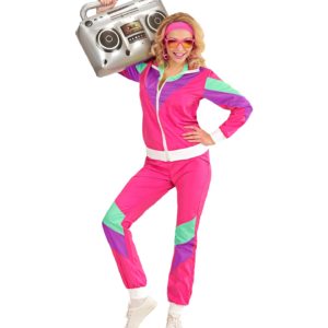 ACCESSOIRES DE FETE-DEGUISEMENT-DEGUISEMENT ADULTE-DEGUISEMENT ANNEES 80-DEGUISEMENT-JOGGING ANNEES 80 ROSE