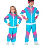 ACCESSOIRES DE FETE-DEGUISEMENT-DEGUISEMENT ENFANT-DEGUISEMENT ANNEES 80-DEGUISEMENT-JOGGING ANNEES 80 BLEU