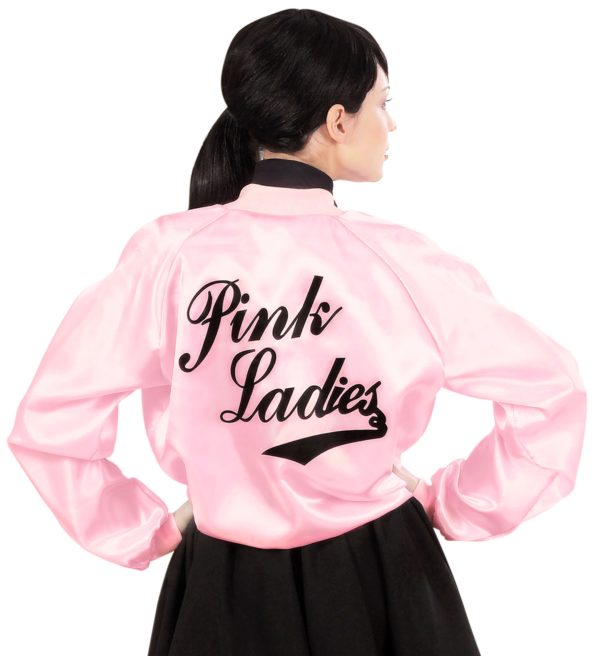 ACCESSOIRES DE FETE-DEGUISEMENTS-DEGUISEMENT ADULTE-DEGUISEMENT ANNEES 50-VESTE ANNEES 50-VESTE ANNEES 50 ROSE