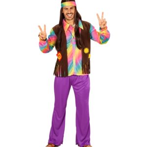 ACCESSOIRES DE FETE-DEGUISEMENTS-DEGUISEMENT ADULTE-DEGUISEMENT HIPPIE-DEGUISEMENT HIPPIE HOMME-