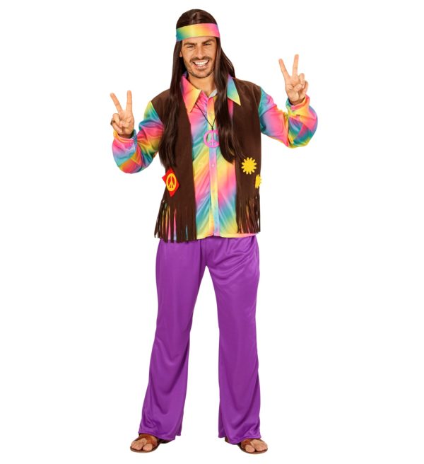 ACCESSOIRES DE FETE-DEGUISEMENTS-DEGUISEMENT ADULTE-DEGUISEMENT HIPPIE-DEGUISEMENT HIPPIE HOMME