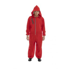 ACCESSOIRES DE FETE-DEGUISEMENTS-DEGUISEMENT CASA DE PAPEL-DEGUISEMENT BRAQUEUR ROIGE-COMBINAISON ROUGE