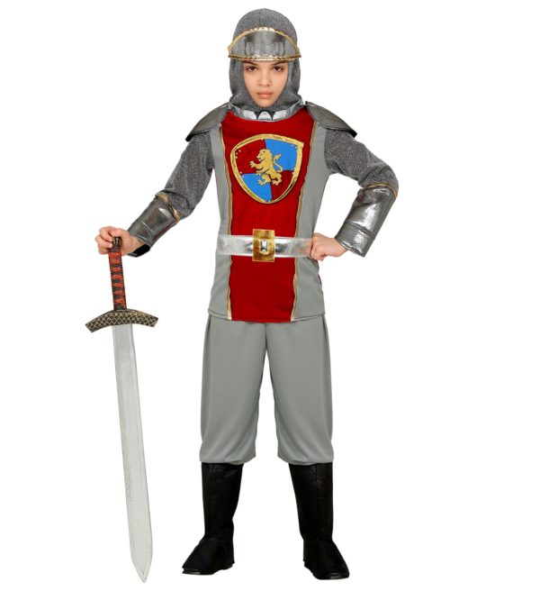 ACCESSOIRES DE FETE-DEGUISEMENTS-DEGUISEMENT ENFANT-DEGUISEMENT CHEVALIER-DEGUISEMENT CHEVALIER GRIS ENFANT