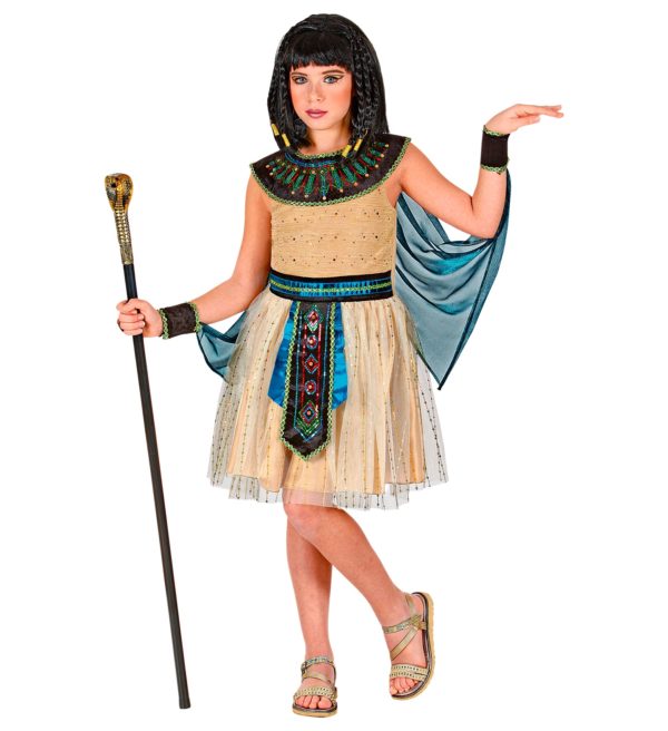 ACCESSOIRES DE FETE-DEGUISEMENTS-DEGUISEMENT ENFANT-DEGUISEMENT EGYPTIENNE-DEGUISEMENT REINE D'EGYPTE ENFANT