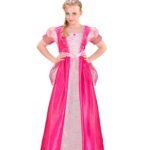 ACCESSOIRES DE FETE-DEGUISEMENTS-DEGUISEMENT ENFANT-DEGUISEMENT PRINCESSE ROSE-DEGUISEMENT PRINCESSE ENFANT
