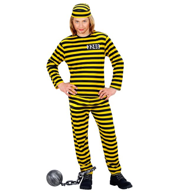 ACCESSOIRES DE FETE-DEGUISEMENTS-DEGUISEMENT ENFANT-DEGUISEMENT PRISONNIER-DEGUISEMENT DALTON-DEGUISEMENT PRISONNIER ENFANT