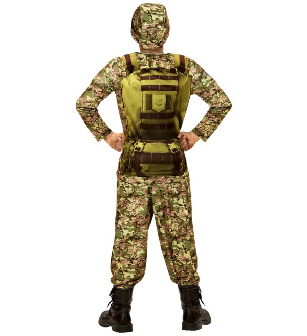 ACCESSOIRES DE FETE-DEGUISEMENTS-DEGUISEMENT ENFANT-DEGUISEMENT SOLDAT MUSCLE-DEGUISEMENT SOLDAT-DEGUISEMENT MILITAIRE ENFANT