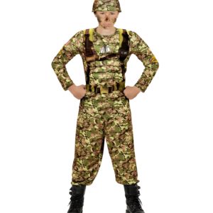 ACCESSOIRES DE FETE-DEGUISEMENTS-DEGUISEMENT ENFANT-DEGUISEMENT SOLDAT MUSCLE-DEGUISEMENT SOLDAT-DEGUISEMENT MILITAIRE ENFANT