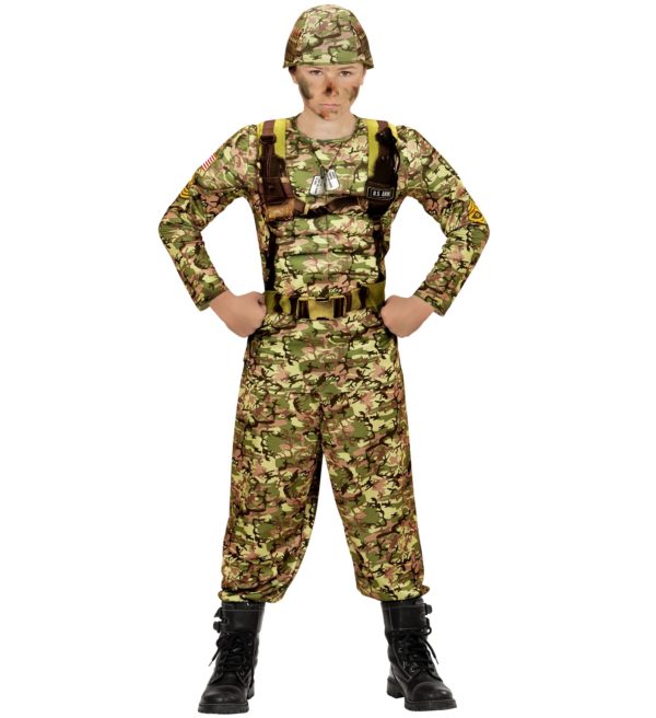 ACCESSOIRES DE FETE-DEGUISEMENTS-DEGUISEMENT ENFANT-DEGUISEMENT SOLDAT MUSCLE-DEGUISEMENT SOLDAT-DEGUISEMENT MILITAIRE ENFANT